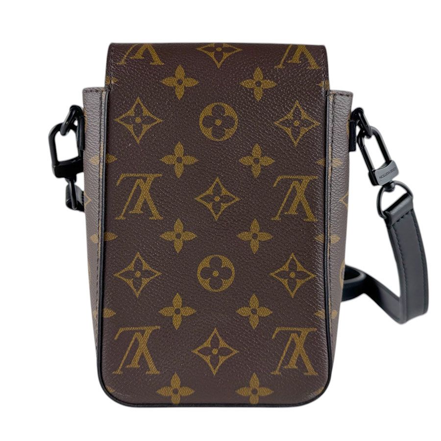 Louis Vuitton Shoulder Bag Monogram Macassar S Rock Vertical Wearable Wallet — view 3