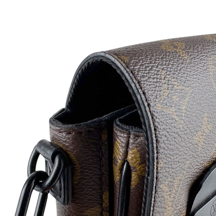 Louis Vuitton Shoulder Bag Monogram Macassar S Rock Vertical Wearable Wallet — view 6