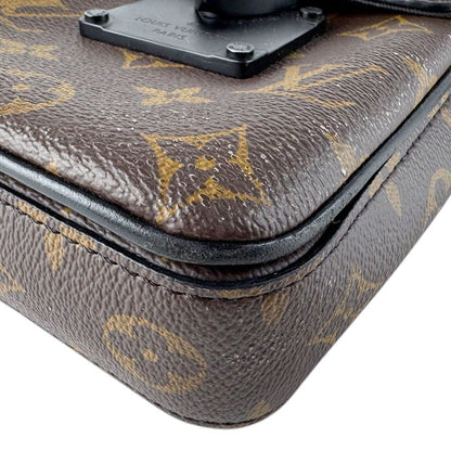 Louis Vuitton Shoulder Bag Monogram Macassar S Rock Vertical Wearable Wallet — view 7