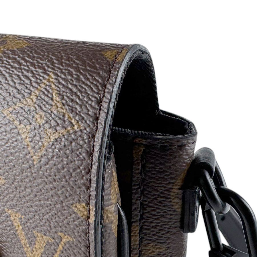 Louis Vuitton Shoulder Bag Monogram Macassar S Rock Vertical Wearable Wallet — view 5