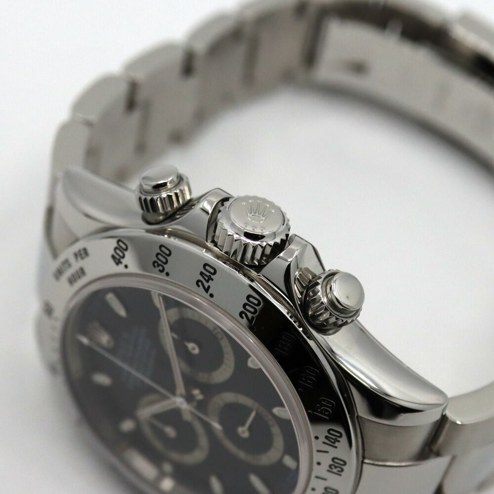 Rolex Cosmograph Daytona SS Black No Fine Needle Watch — view 4