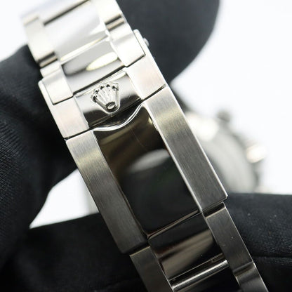 Rolex Cosmograph Daytona SS Black No Fine Needle Watch — view 7