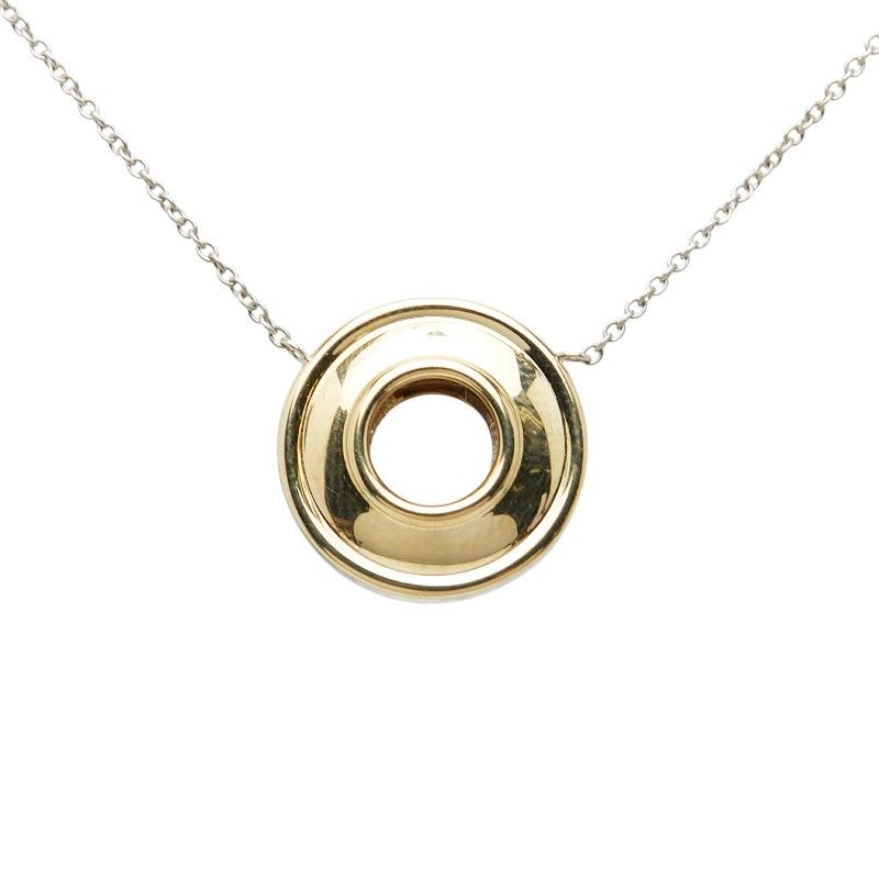 Tiffany & Co Magic Circle Paloma Picasso Combination Necklace Silver Gold 18k — view 2