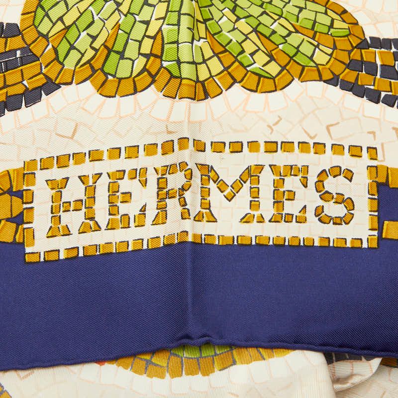 Hermes Carre 90 Provence Scarf Multicolor Silk — view 4
