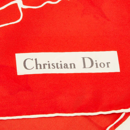 Dior Scarf Red Silk — view 5