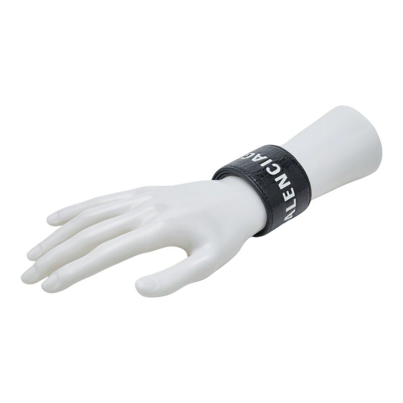 Balenciaga Cycle Bracelet Leather Metal — view 8