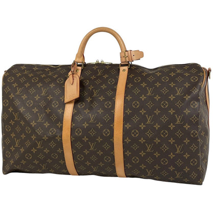Louis Vuitton Keepall Bandouliere 60 Boston Bag Monogram Brown