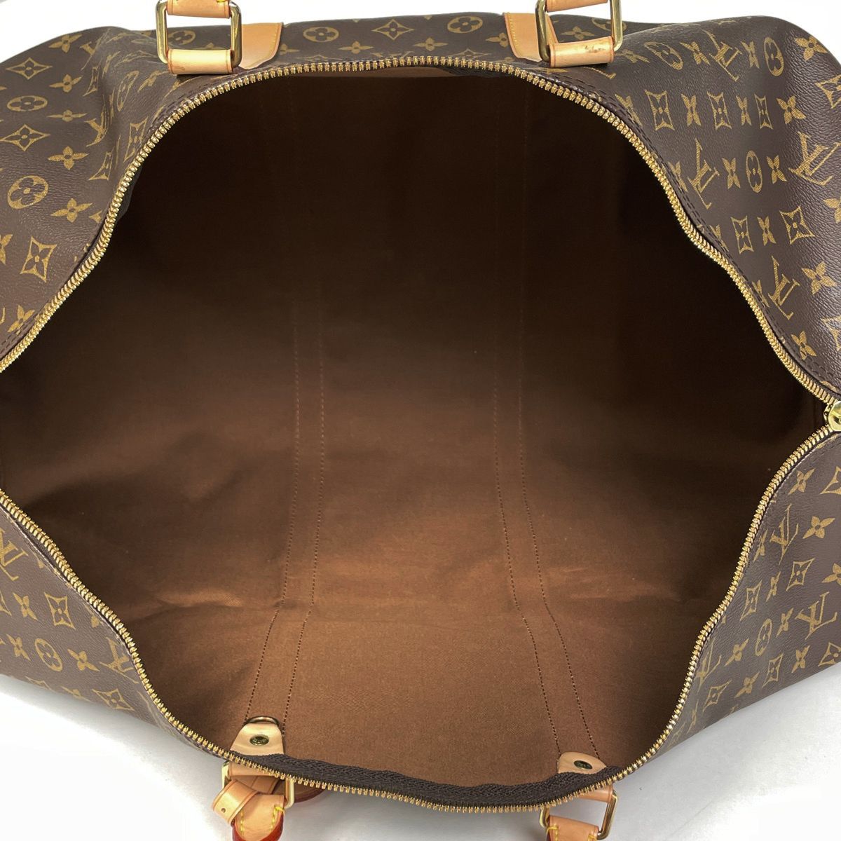 Louis Vuitton Keepall Bandouliere 60 Boston Bag Monogram Brown — view 8