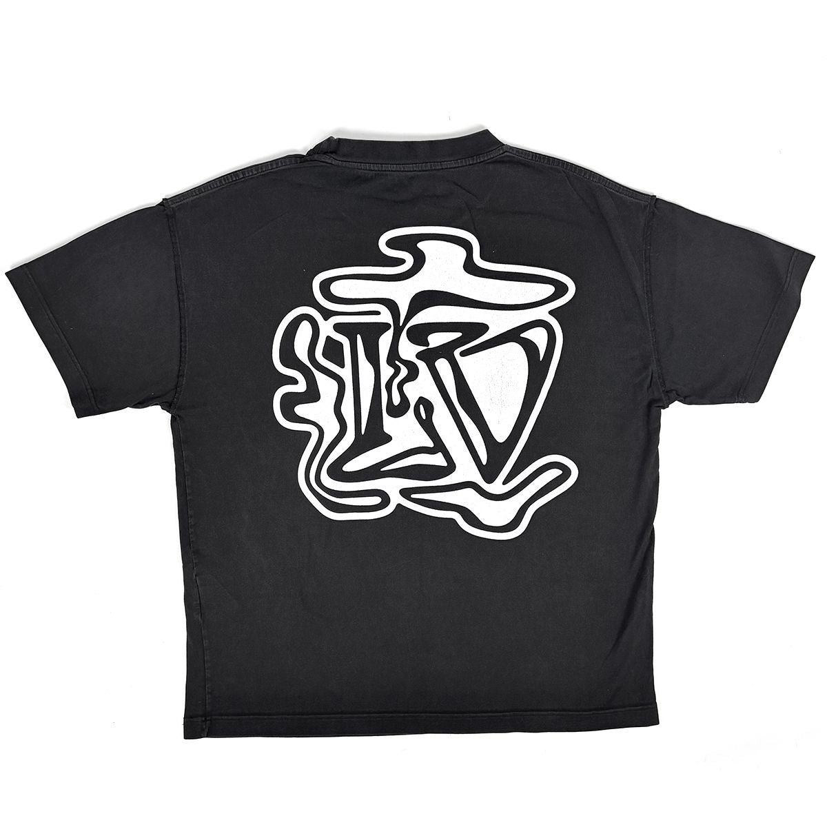 Louis Vuitton Smoked Printed T-Shirt Top Short Sleeve Cotton Black — view 2
