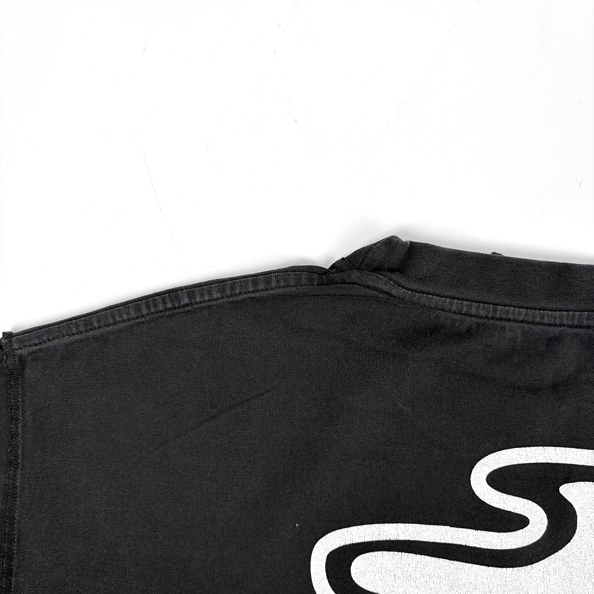 Louis Vuitton Smoked Printed T-Shirt Top Short Sleeve Cotton Black — view 4