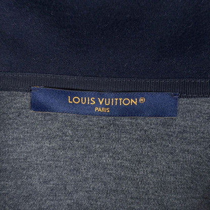 Louis Vuitton Logo Hoodie Travel Pin Top Cotton Nylon Navy — view 7
