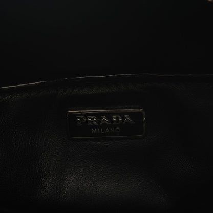 Prada Shoulder Bag Flower Motif Patent Leather — view 9