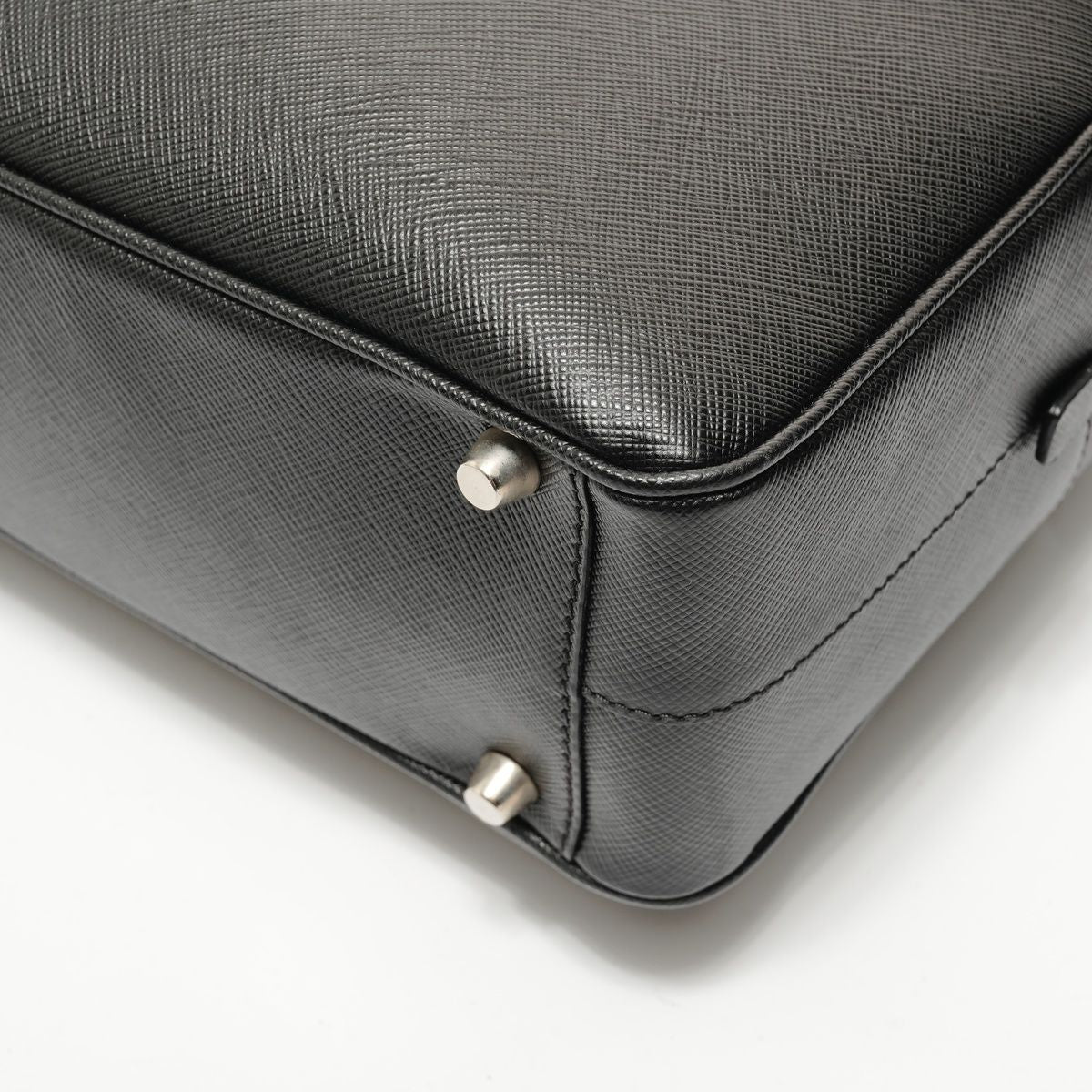 Prada Shoulder Bag Tessuto Gaffre Saffiano Leather — view 6