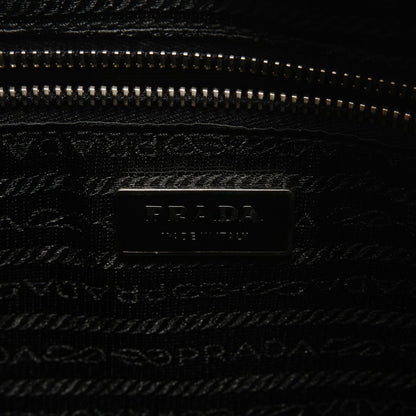 Prada Shoulder Bag Tessuto Gaffre Saffiano Leather — view 9