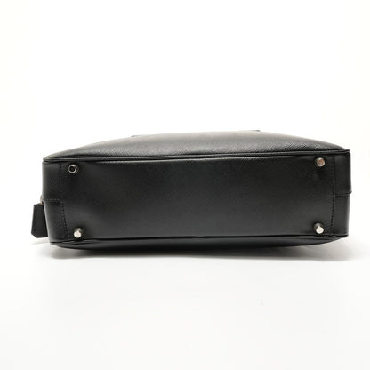 Prada Shoulder Bag Tessuto Gaffre Saffiano Leather — view 7