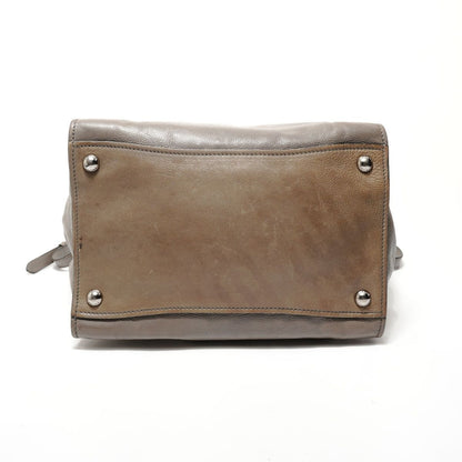 Prada Handbag Triangle Logo Leather 2-Way — view 7