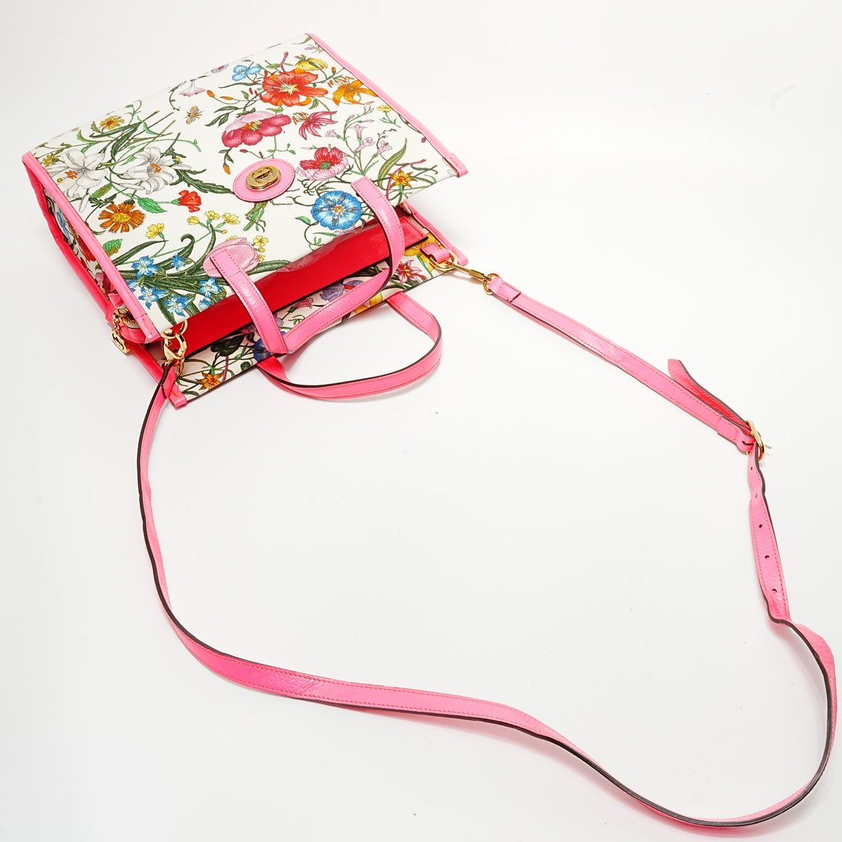 Gucci Handbag Flora Canvas 2-Way — view 8