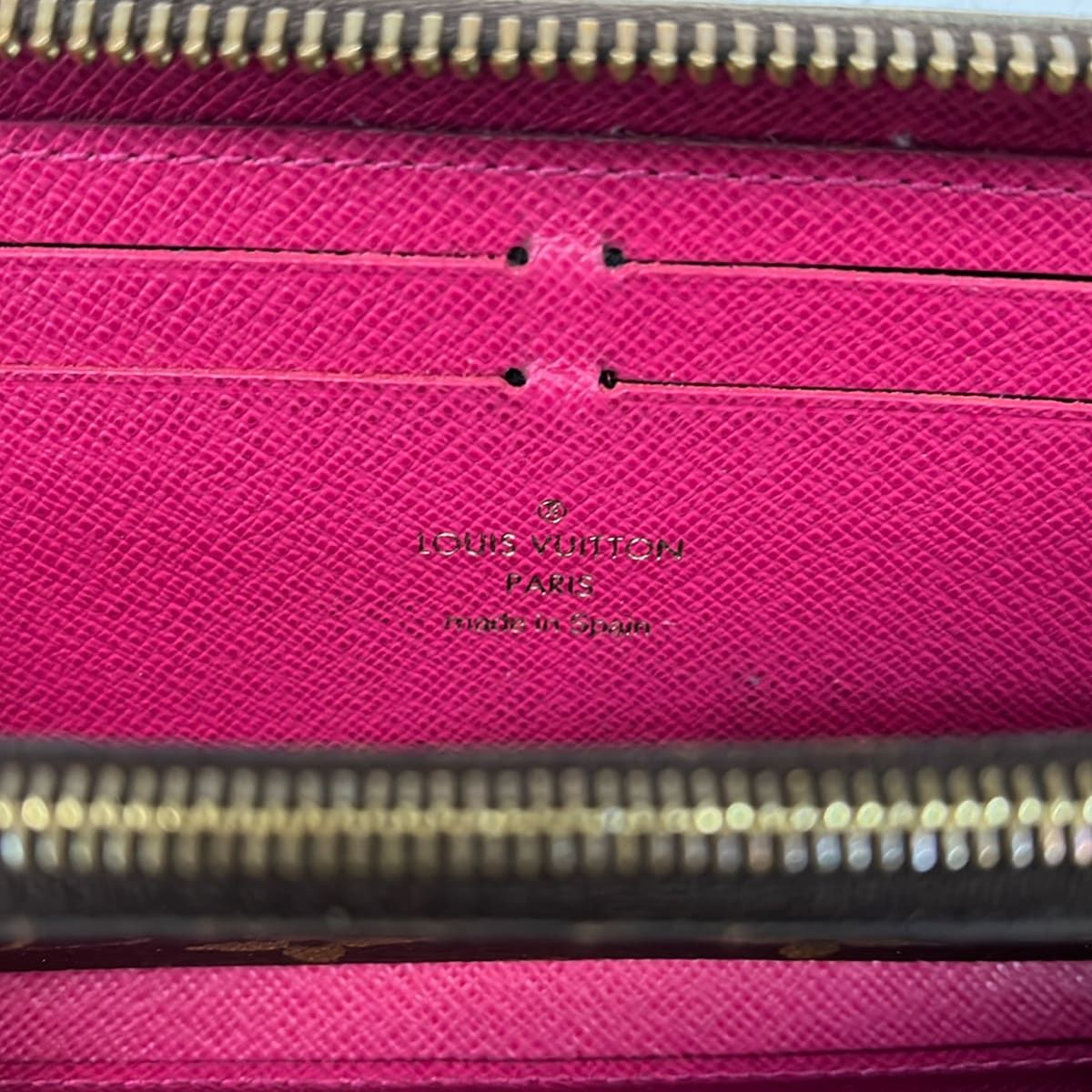 Louis Vuitton Wallet Monogram Portefeuille Clemence Fuchsia — view 5