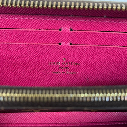 Louis Vuitton Wallet Monogram Portefeuille Clemence Fuchsia — view 5