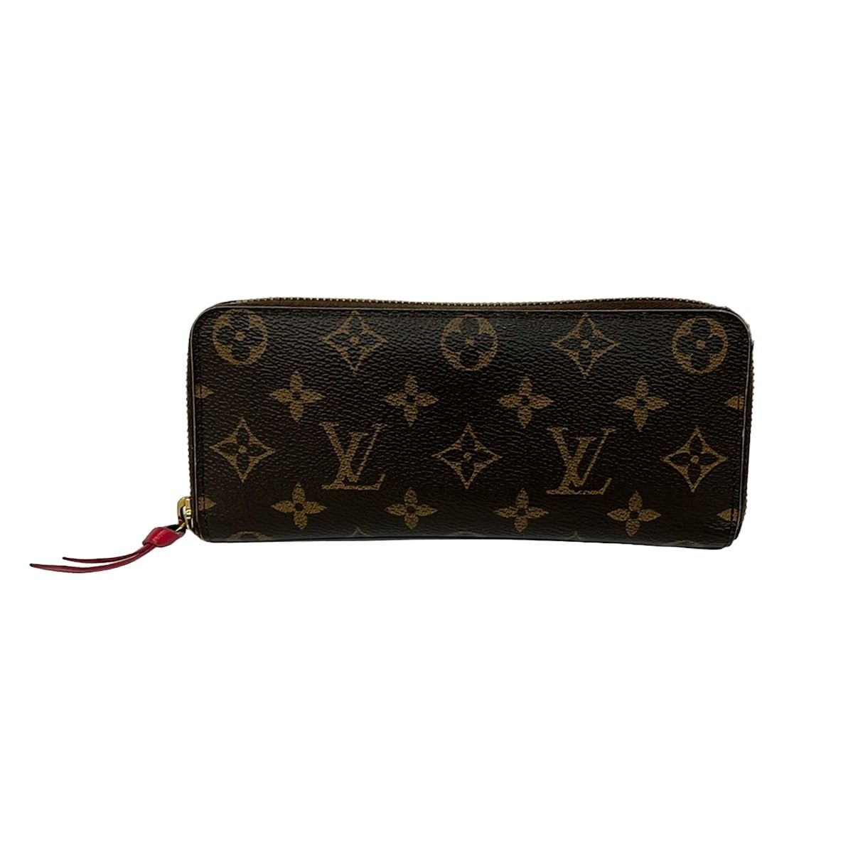Louis Vuitton Wallet Monogram Portefeuille Clemence Fuchsia