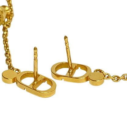 Dior Earrings Petit CD Gold Clear Star — view 3