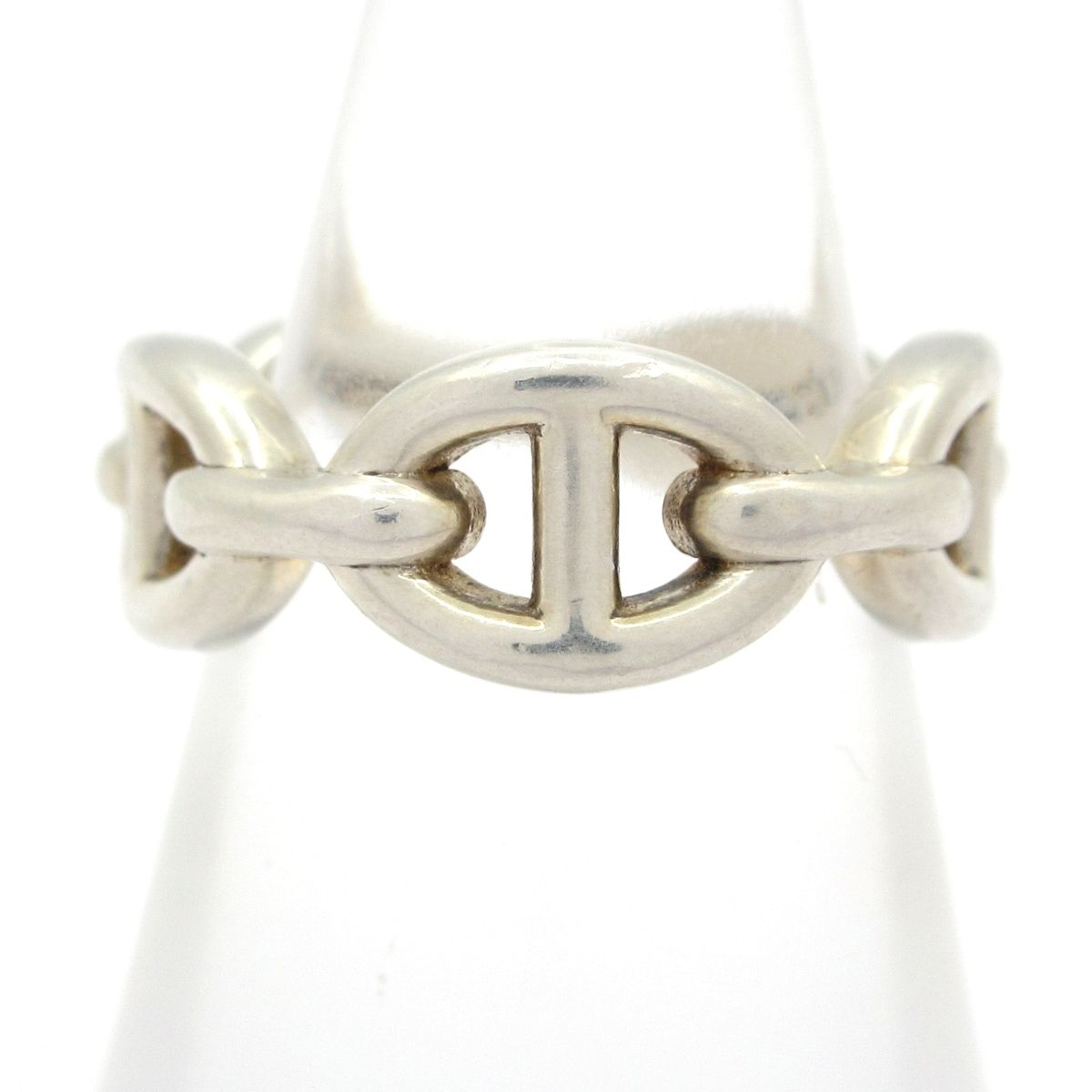 Hermes Ring 49 Chaine D'ancre Silver