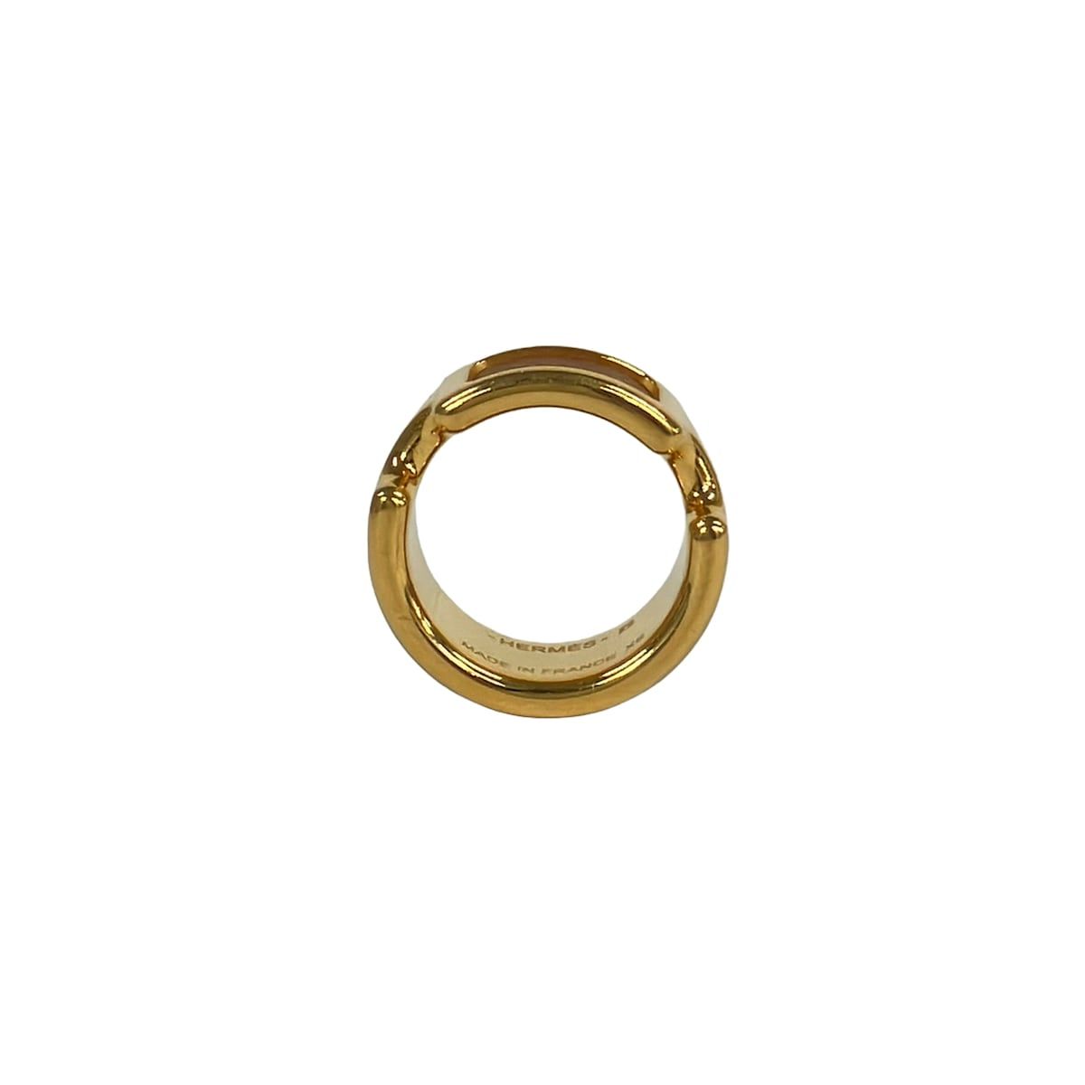 Hermes Ring XS Olympe PM Gold Brown — view 4