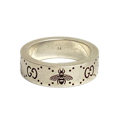 Gucci Ring GG Bee Gray Bing Silver — view 2