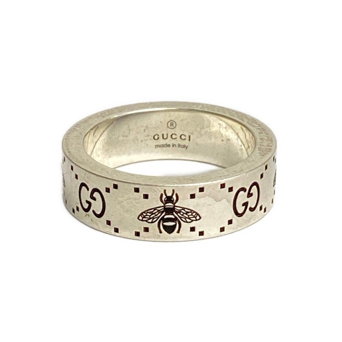 Gucci Ring GG Bee Gray Bing Silver