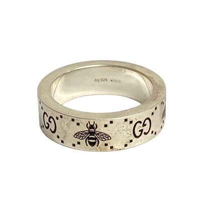 Gucci Ring GG Bee Gray Bing Silver — view 3