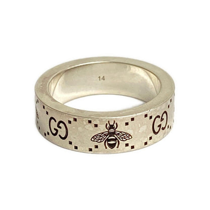 Gucci Ring GG Bee Gray Bing Silver — view 2