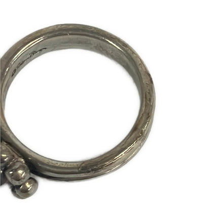 Tiffany & Co Ring Joli Beads Flower Silver Gold Paloma Picasso — view 5