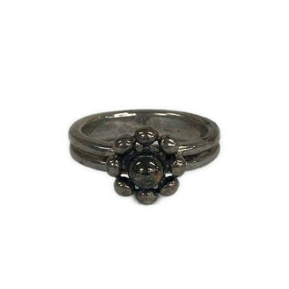 Tiffany & Co Ring Joli Beads Flower Silver Gold Paloma Picasso