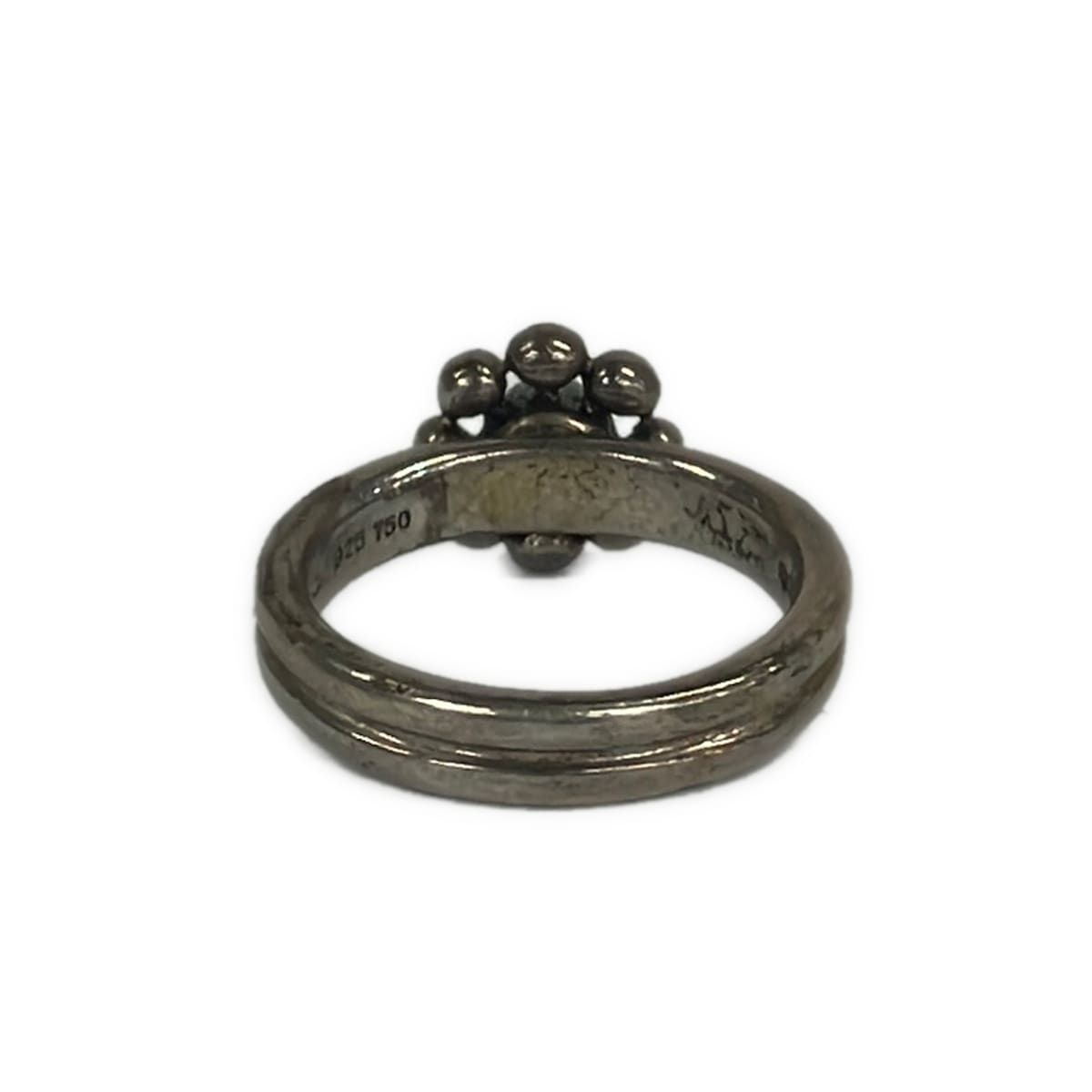 Tiffany & Co Ring Joli Beads Flower Silver Gold Paloma Picasso — view 3
