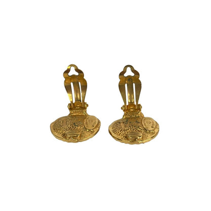 Chanel Earrings Gold Ivory — view 2