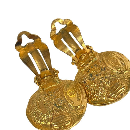 Chanel Earrings Gold Ivory — view 5