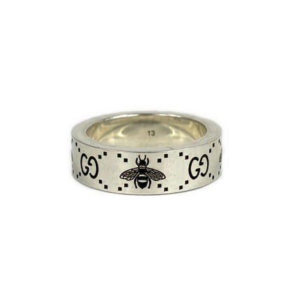 Gucci Ring GG Signature & Bee Silver Bee — view 2