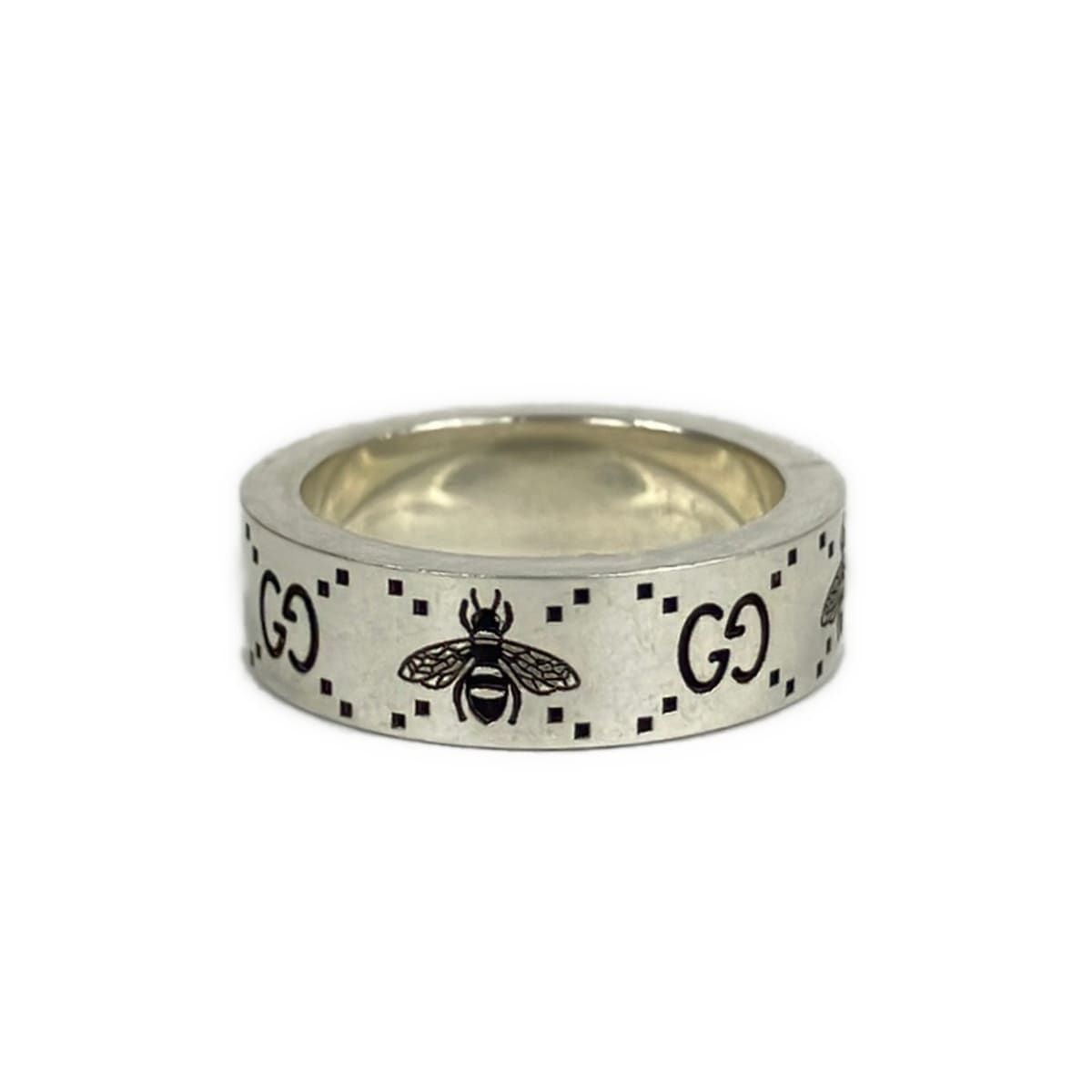 Gucci Ring GG Signature & Bee Silver Bee — view 3