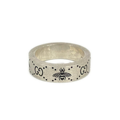 Gucci Ring GG Signature & Bee Silver Bee — view 2