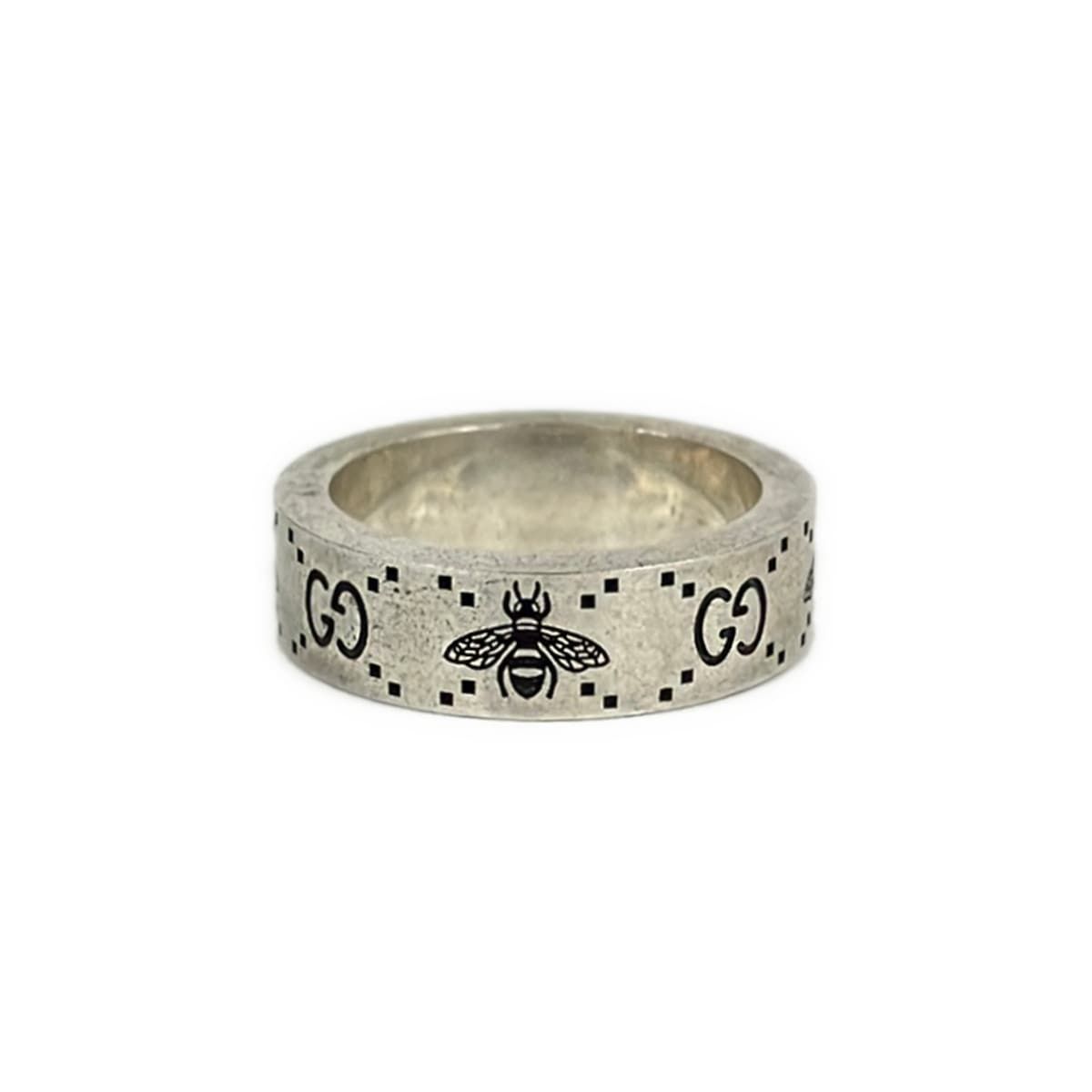 Gucci Ring GG Signature & Bee Silver Bee — view 3
