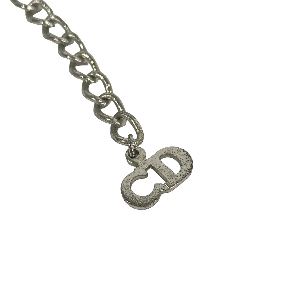 Dior Necklace Silver Motif — view 5
