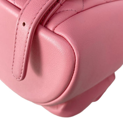 Chanel Backpack Quilted Pink Metal Gold Mini Lambskin — view 8