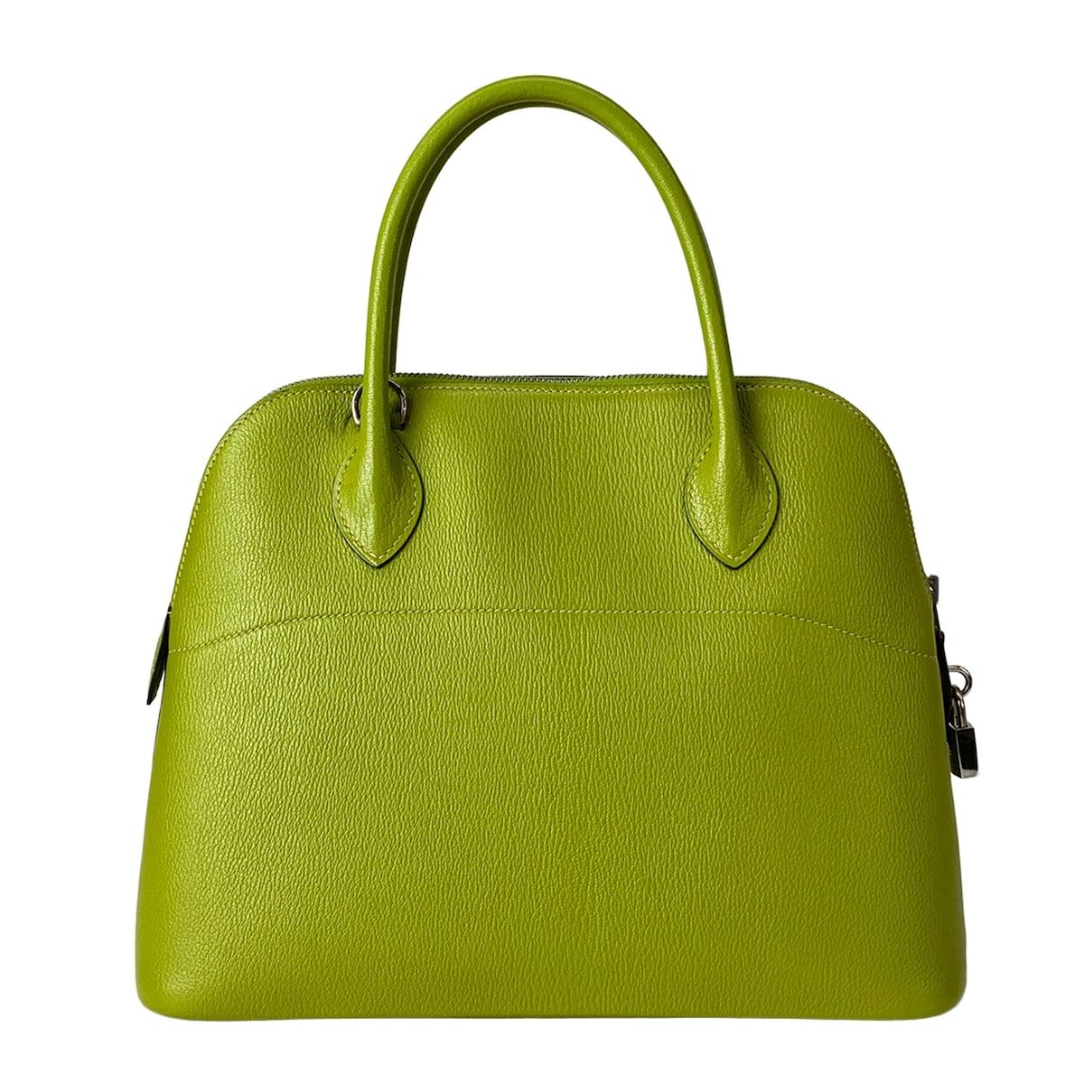 Hermes Handbag Bolide 31 Anis Green Silver — view 3