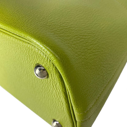 Hermes Handbag Bolide 31 Anis Green Silver — view 7