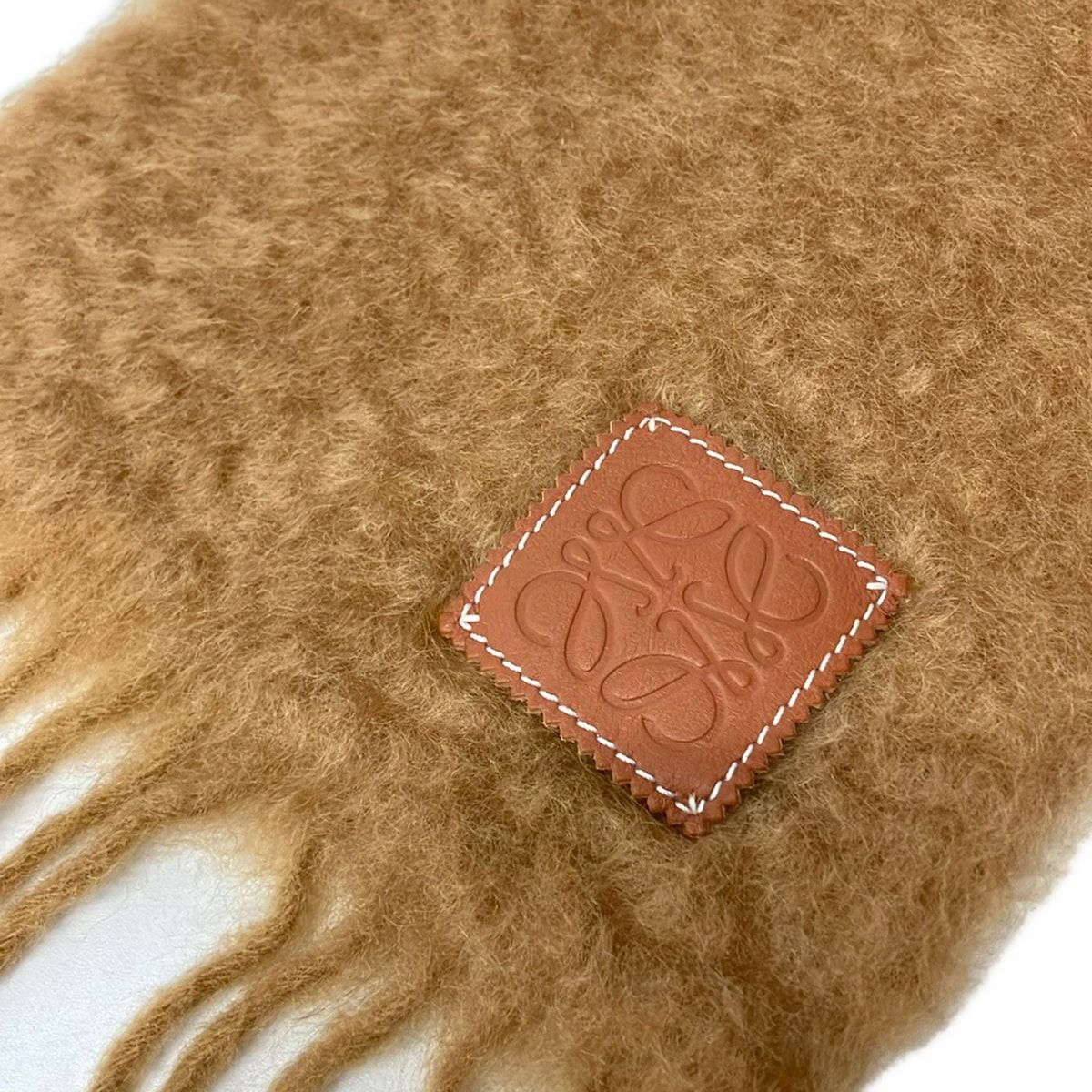 Loewe Scarf Beige Wool — view 4