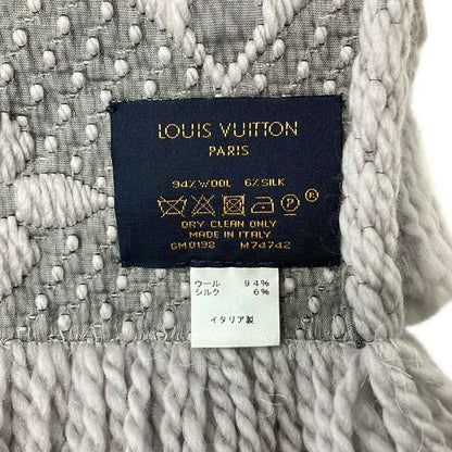 Louis Vuitton Scarf Echarpe Logo Mania Wool Silk — view 2