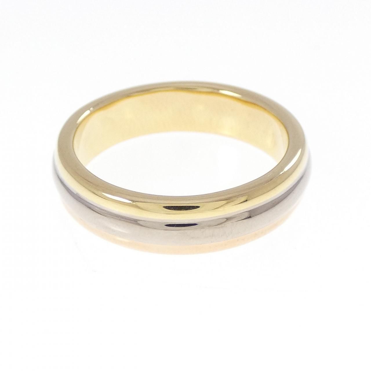 Cartier Three Color Wedding Ring — view 2