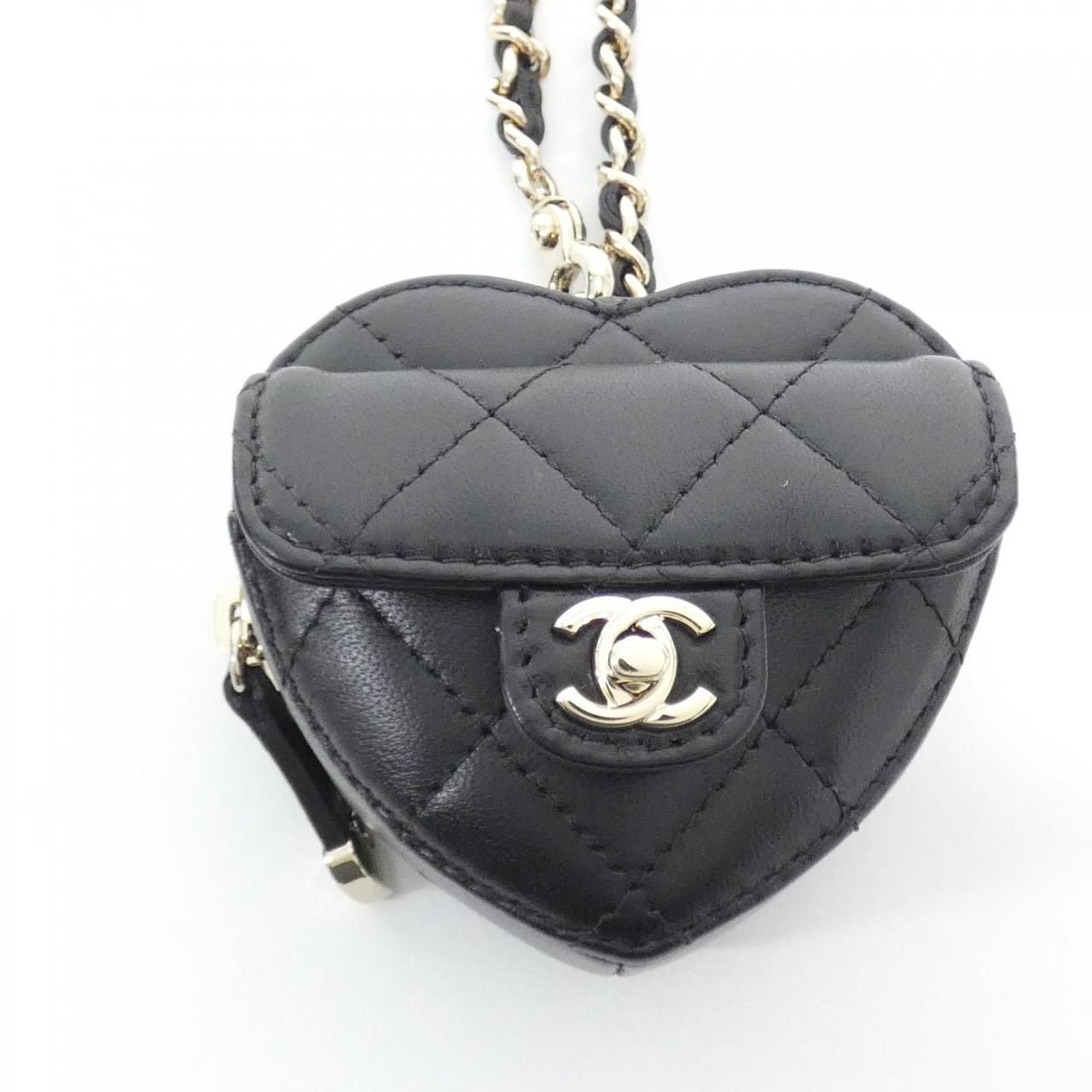 Chanel Bag Charm Keychain & Charms Black — view 2