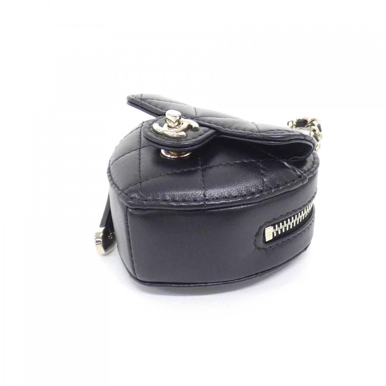 Chanel Bag Charm Keychain & Charms Black — view 6