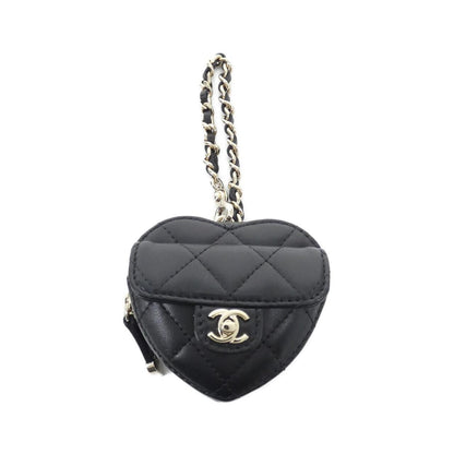 Chanel Bag Charm Keychain & Charms Black